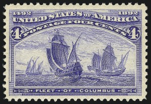 Sale 1011, Lot 586, 1893 Columbian Issue (Scott 230-245)
