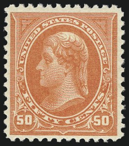 Sale 1011, Lot 617, 1894 Unwatermarked Bureau Issue (Scott 249-263)