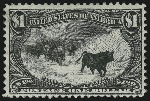 Sale 1011, Lot 657, 1898 Trans-Mississippi and Pan-American Issues (Scott 285-298), $1.00 Trans-Mississippi (292) Sale 1011, Lot 657, 1898 Trans-Mississippi and Pan-American Issues (Scott 285-298)