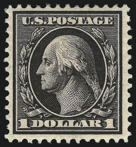 Sale 1011, Lot 700, 1908-13 Washington-Franklin Issues (Scott 332-366), $1.00 Violet Brown (342) Sale 1011, Lot 700, 1908-13 Washington-Franklin Issues (Scott 332-366)