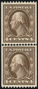 Sale 1011, Lot 703, 1908-13 Washington-Franklin Issues (Scott 332-366)