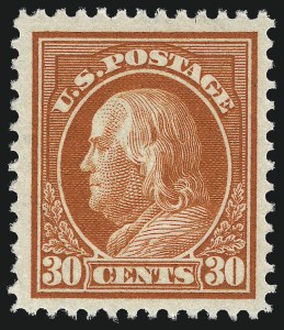 Sale 1011, Lot 724, 1912-15 Washington-Franklin Issues (Scott 407-460)