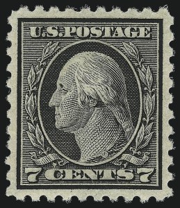 Sale 1011, Lot 731, 1912-15 Washington-Franklin Issues (Scott 407-460)