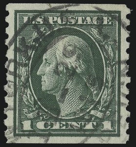 Sale 1011, Lot 739, 1912-15 Washington-Franklin Issues (Scott 407-460)