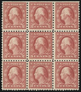 Sale 1011, Lot 749, 1916-17 Washington-Franklin Issues (Scott 467-487)