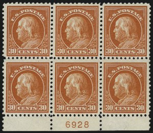 Sale 1011, Lot 773, 1917-20 Washington-Franklin Issues (Scott 493-547)