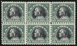 Sale 1011, Lot 783, 1917-20 Washington-Franklin Issues (Scott 493-547)