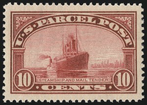 Sale Number 1011, Lot Number 911, Parcel Post (Scott Q1-Q12, JQ)
