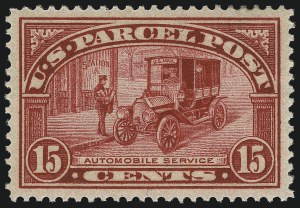 Sale 1011, Lot 915, Parcel Post (Scott Q1-Q12, JQ)