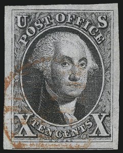 Sale Number 1014, Lot Number 1015, 5c-10c 1847 Issue (Scott 1-2)