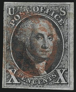 Sale 1014, Lot 1019, 5c-10c 1847 Issue (Scott 1-2)