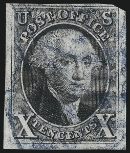 Sale 1014, Lot 1020, 5c-10c 1847 Issue (Scott 1-2)