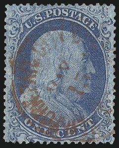 Sale 1014, Lot 1082, 1c-5c 1857-60 Issue (Scott 18-30A)