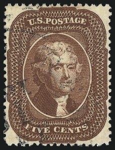Sale 1014, Lot 1096, 1c-5c 1857-60 Issue (Scott 18-30A)