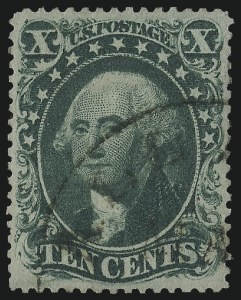 Sale Number 1014, Lot Number 1107, 10c-90c 1857-60 Issue (Scott 31-39)