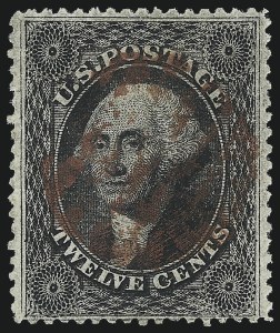 Sale 1014, Lot 1116, 10c-90c 1857-60 Issue (Scott 31-39)