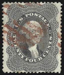 Sale 1014, Lot 1119, 10c-90c 1857-60 Issue (Scott 31-39)