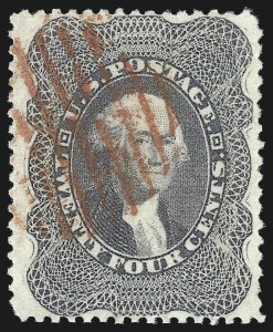 Sale 1014, Lot 1120, 10c-90c 1857-60 Issue (Scott 31-39)