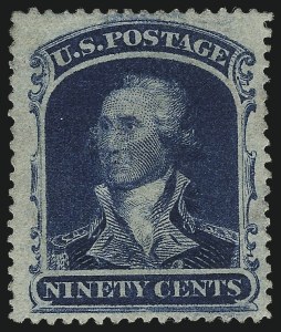 Sale 1014, Lot 1130, 10c-90c 1857-60 Issue (Scott 31-39)