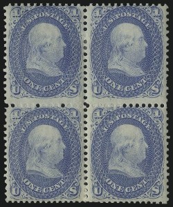 Sale 1014, Lot 1165, 1861-66 Issue (Scott 56-66a)
