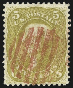 Sale 1014, Lot 1180, 1861-66 Issue (Scott 67-71)
