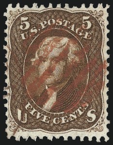 Sale 1014, Lot 1209, 1861-66 Issue (Scott 72-78b)