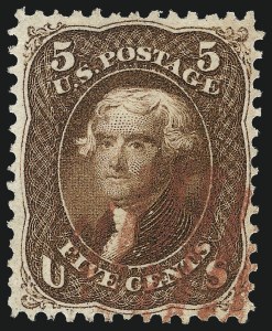 Sale 1014, Lot 1211, 1861-66 Issue (Scott 72-78b)