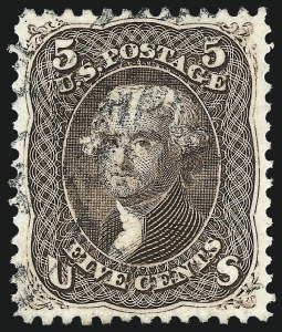 Sale 1014, Lot 1214, 1861-66 Issue (Scott 72-78b)