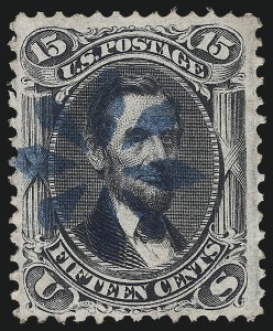 Sale 1014, Lot 1255, 1867-68 Grilled Issue (Scott 92-101)