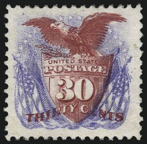 Sale 1014, Lot 1350, 1875 Re-Issue of 1869 Pictorial Issue (Scott 123-133)