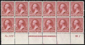 Sale 1014, Lot 1452, 1890-93 Issue (Scott 219-229)