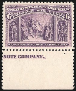 Sale Number 1014, Lot Number 1488, 5c-15c 1893 Columbian Issue (Scott 234-238) Sale Number 1014, Lot Number 1488, 5c-15c 1893 Columbian Issue (Scott 234-238)