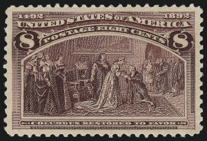 Sale 1014, Lot 1491, 5c-15c 1893 Columbian Issue (Scott 234-238)