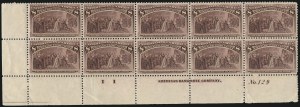 Sale 1014, Lot 1497, 5c-15c 1893 Columbian Issue (Scott 234-238)
