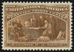 Sale 1014, Lot 1513, 30c-50c 1893 Columbian Issue (Scott 239-240)