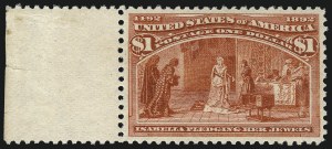Sale 1014, Lot 1528, $1.00-$3.00 1893 Columbian Issue (Scott 241-243)