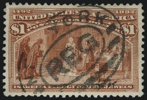 Sale 1014, Lot 1535, $1.00-$3.00 1893 Columbian Issue (Scott 241-243)