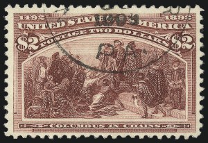 Sale 1014, Lot 1546, $1.00-$3.00 1893 Columbian Issue (Scott 241-243)