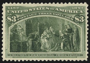 Sale 1014, Lot 1548, $1.00-$3.00 1893 Columbian Issue (Scott 241-243)