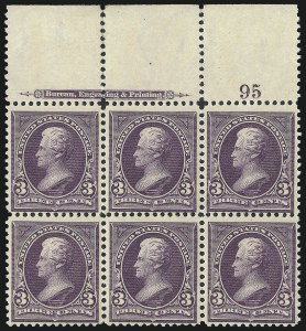Sale 1014, Lot 1601, 1895-97 Watermarked Bureau Issues (Scott 264-282C)