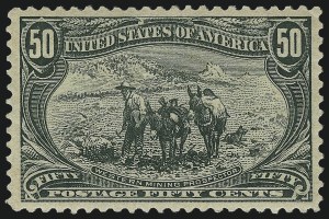 Sale 1014, Lot 1650, 1c-50c 1898 Trans-Mississippi Issue (Scott 285-291)