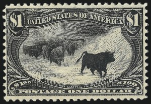 Sale 1014, Lot 1660, $1.00-$2.00 1898 Trans-Mississippi Issue (Scott 292-293), $1.00 Trans-Mississippi (292) Sale 1014, Lot 1660, $1.00-$2.00 1898 Trans-Mississippi Issue (Scott 292-293)