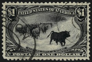 Sale Number 1014, Lot Number 1666, $1.00-$2.00 1898 Trans-Mississippi Issue (Scott 292-293)