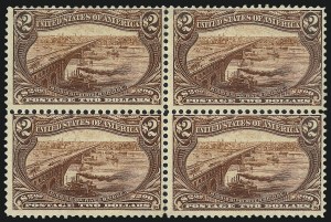 Sale 1014, Lot 1682, $1.00-$2.00 1898 Trans-Mississippi Issue (Scott 292-293)