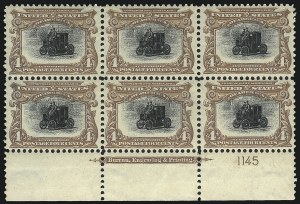 Sale 1014, Lot 1690, 1901 Pan-American Issue (Scott 294-299)