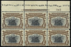Sale 1014, Lot 1692, 1901 Pan-American Issue (Scott 294-299)