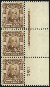Sale 1014, Lot 1729, 1902-08 Issues (Scott 300-320a)