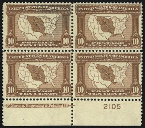 Sale 1014, Lot 1762, 1904 Louisiana Purchase, Jamestown Issues (Scott 323-330)