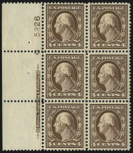 Sale 1014, Lot 1769, 1908-10 Washington-Franklin Issue (Scott 333-347)