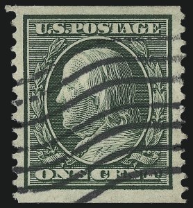 Sale 1014, Lot 1793, 1908-10 Washington-Franklin Issue Coils (Scott 348-356)